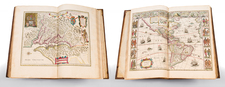 Atlases Map By Willem Janszoon Blaeu  &  Johannes Blaeu