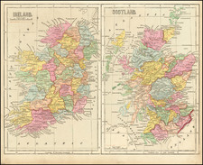 Scotland and Ireland Map By Charles Morse