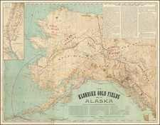 Alaska and British Columbia Map By Northern Pacific Rail Road