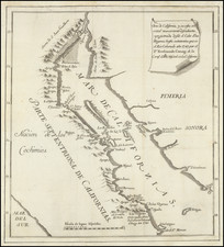 Southwest, Baja California and California Map By Ferdinando Consag