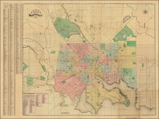 Rippey's Index Map Baltimore Md.  1888