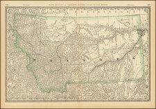 Montana Map By Rand McNally & Company