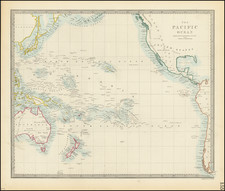 Pacific Ocean and Pacific Map By SDUK