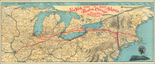 New England, Mid-Atlantic and Midwest Map By Wynkoop & Hallenbeck