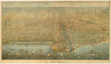 Chicago Map By James Palmatary