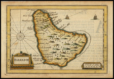 Caribbean Map By John Speed