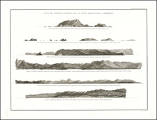 Oregon, Washington, California and British Columbia Map By George Vancouver