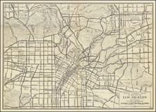 Los Angeles Map By Automobile Club of Southern California