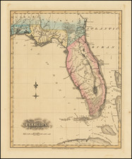 Florida Map By Fielding Lucas Jr.