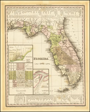 Florida Map By Henry Schenk Tanner