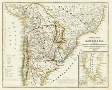 South America Map By Joseph Meyer