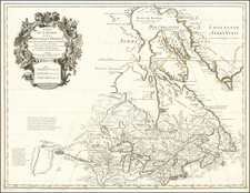 Carte Du Canada ou de la Nouvelle France et des Decouvertes qui y ont ete faits . . . 1703 By Guillaume De L'Isle