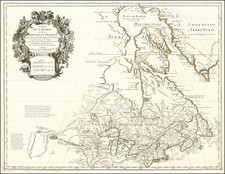 Midwest, Plains, Rocky Mountains and Canada Map By Guillaume De L'Isle