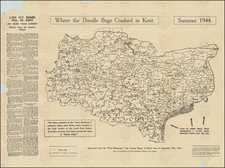 British Counties and World War II Map By Kent Messanger