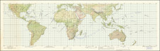 World and Space Exploration Map By Aeronautical Chart and Information Center / United States Air Force