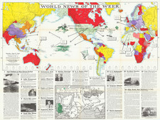 World and World War II Map By News Map of the Week Inc.