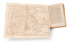 New England, Maine, Massachusetts, New Hampshire, Rhode Island, Vermont, Rare Books and American Revolution Map By Universal Magazine