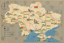 Ukraine Map By Ukrainian Ministry of Culture