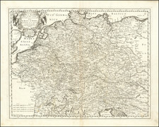 Netherlands, Poland, Czech Republic & Slovakia and Germany Map By Giacomo Giovanni Rossi