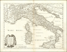 Italy Map By Giacomo Giovanni Rossi