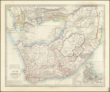 South Africa Map By SDUK