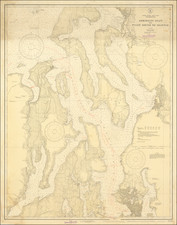 Washington Map By U.S. Coast & Geodetic Survey