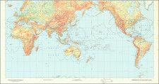 World and Space Exploration Map By Aeronautical Chart and Information Center / NASA