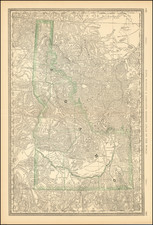 Idaho Map By William Rand  &  Andrew McNally