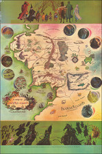 Pictorial Maps and Curiosities Map By Pauline Baynes