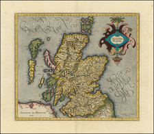 Scotland Map By  Gerard Mercator