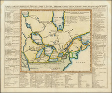 Midwest, Michigan, Minnesota, Wisconsin, Plains, Canada and Western Canada Map By Henri Chatelain