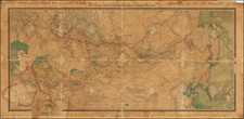 (Trans-Siberian Railroad) Карта путей сообшения Азиатской России [Map of Communication Routes of Asiatic Russia]