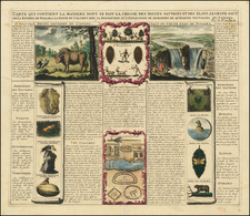 New England, Southeast, Midwest and Canada Map By Henri Chatelain