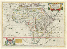 A New Mapp of Africa . . . 1669 By Richard Blome