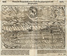 Europe and Switzerland Map By Sebastian Munster