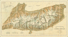 Switzerland, Northern Italy and Sud et Alpes Française Map By Louis Kurz