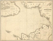 British Isles, Netherlands and Norway Map By James Imray & Son