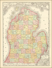 Michigan Map By Rand McNally & Company