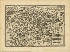 Austria Map By Matthias Quad / Johann Bussemachaer