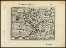 Poland, Baltic Countries and Norddeutschland Map By Abraham Ortelius