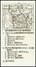 West Africa Map By Johann Ulrich Muller