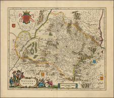 Navarra Regnum By Willem Janszoon Blaeu