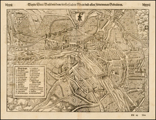 Switzerland Map By Sebastian Munster