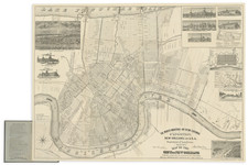 The World's Industrial and Cotton Centennial Exposition, New Orleans, La., U.S.A. Department of Installation. Plan No. 2 Map of the City of New Orleans