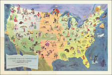 United States and Pictorial Maps Map By Jim Collins  &  Muriel Collins