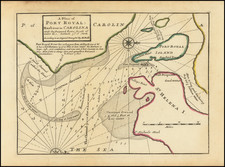 Southeast Map By Herman Moll