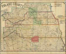 California Map By Edward A. Combes / H. Levinson