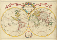 Mappe Monde Dressee Sur Les Observations Barry Lawrence Ruderman Antique Maps Inc