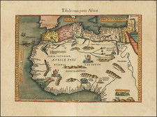 North Africa and West Africa Map By Lorenz Fries