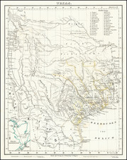 Texas Map By Carl Flemming